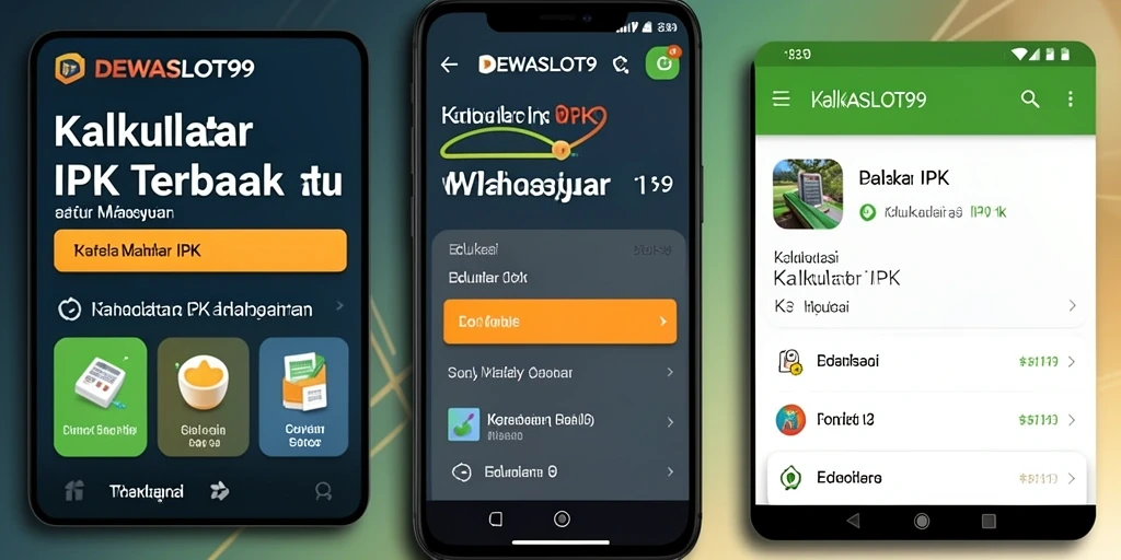 Antarmuka DEWASLOT99 menampilkan fungsi Kalkulator IPK yang sederhana dan efektif.