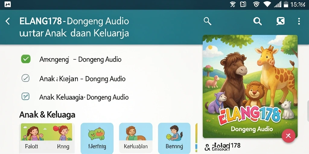Tampilan antarmuka aplikasi ELANG178 yang menarik dan mudah digunakan.