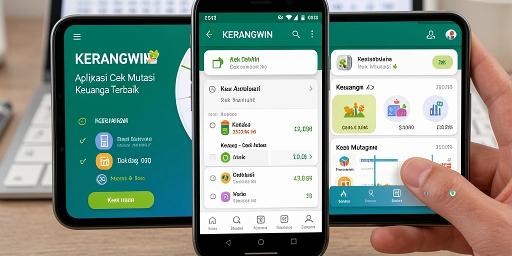 Tampilan antarmuka KERANGWIN menunjukkan pemantauan mutasi keuangan yang efektif.