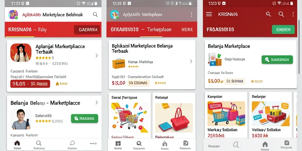 Tampilan antarmuka pengguna KRISNA96 yang modern dan menarik.