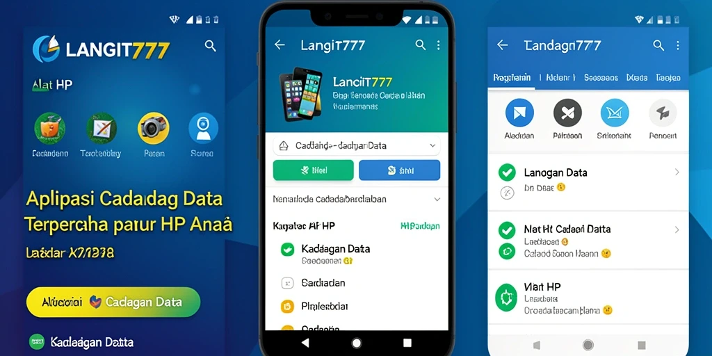 Tampilan antarmuka LANGIT777 yang user-friendly untuk cadangan data.