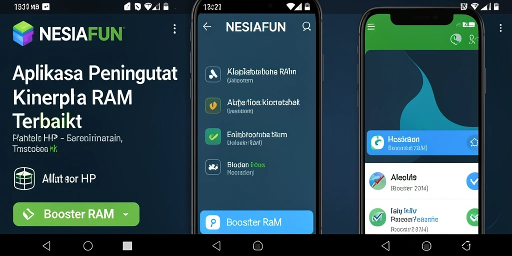 Tampilan antarmuka aplikasi NESIAFUN yang sederhana dan fungsional.