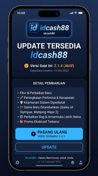 Riwayat versi terbaru idcash88 untuk pengguna Android